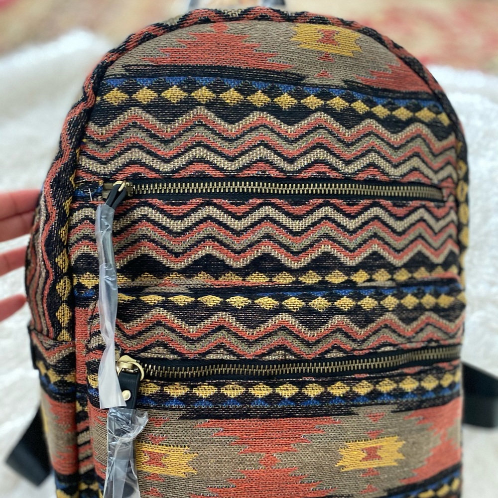 Printed backpack - Picture 2 of 6